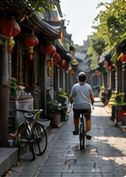 Quiet Chinese neighborhood lane